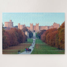 Vista do Castelo de Windsor a partir de Long Walk