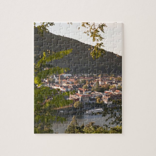 Quebra-cabeça Vista do Velho Centro de Heidelberg (Vertical)