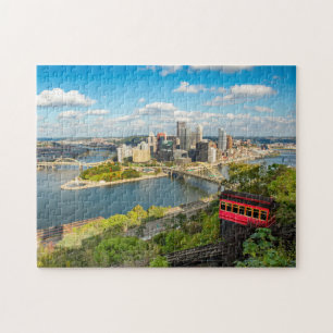 Quebra-cabeça Vista Incline do Pittsburgh Pensilvânia Duquesne