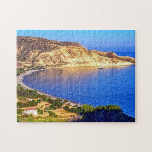Quebra-cabeça Vista Panorâmica de Chipre Pissouri Bay