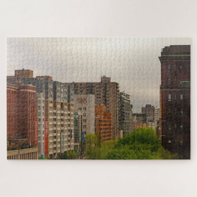 Quebra-cabeça Vista panorâmica dos edifícios de Montreal, Quebec (Horizontal)