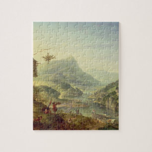 Quebra-cabeça Vista panorâmica no Rhine (pares com 59649)