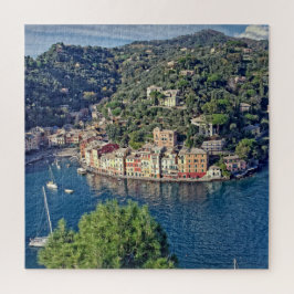 Quebra-cabeça Vista para Portofino, Itália - 20x20 - 676 pcs.