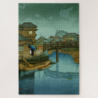 Vistas de Tokaido Shinagawa Kawase Hasui