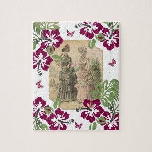 Quebra-cabeça Vitorianas Floral