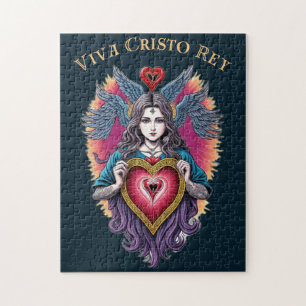 Quebra-cabeça Viva Cristo Rey Católica Romana Sagrada