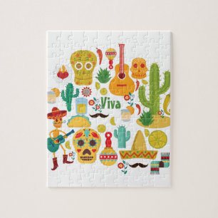 Quebra-cabeça viva méxico