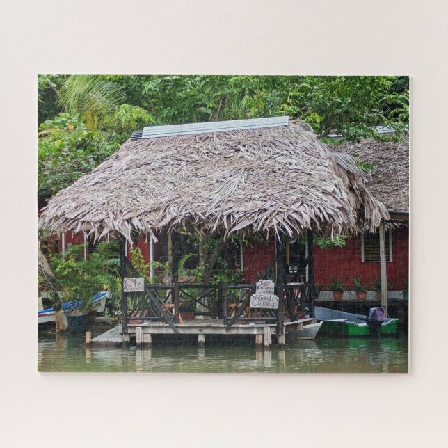 Quebra-cabeça Viver à Beira-Rio no Río Dulce (Horizontal)