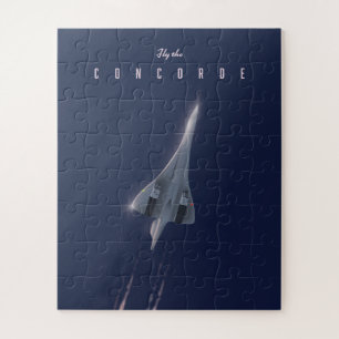 Quebra-cabeça Voar O Poster de viagens Concorde