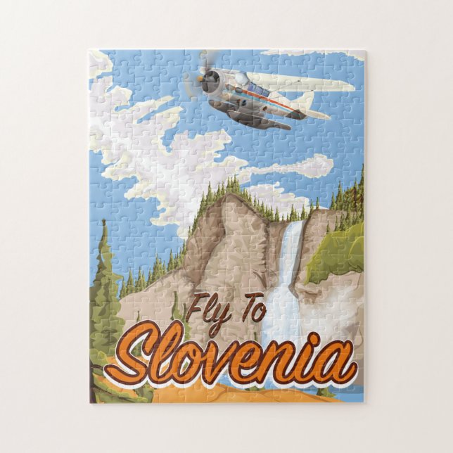 Quebra-cabeça Voar Para A Eslovênia (Vertical)