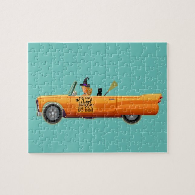 Quebra-cabeça Você diz que bruxa é uma coisa ruim. (Horizontal)