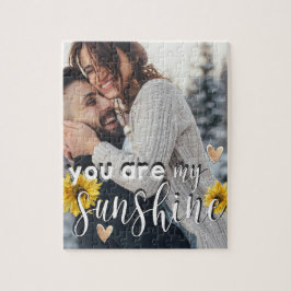 Quebra-cabeça Você É Minha Foto De Girassol Amarelo Sunshine