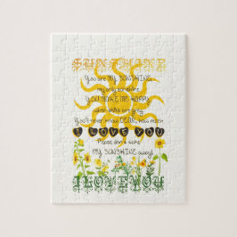 Quebra-cabeça Você é minha luz do sol