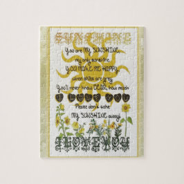 Quebra-cabeça Você é minha luz do sol