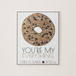 Quebra-cabeça Você é o meu favorito do casamento de Bagel Foodie