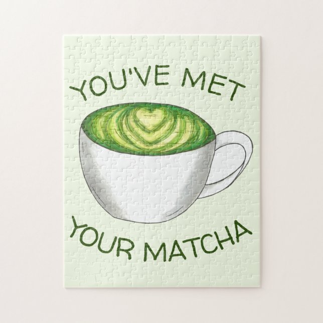 Quebra-cabeça Você encontrou seu jogo Matcha Green Tea Latte Lov (Vertical)
