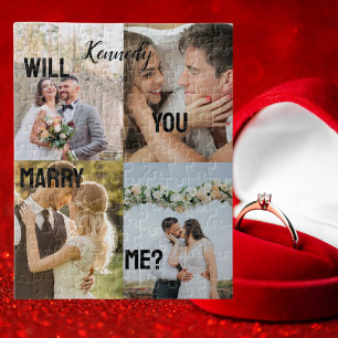 Quebra-cabeça Você Me Casado Personalizado Nome de Fotografias P