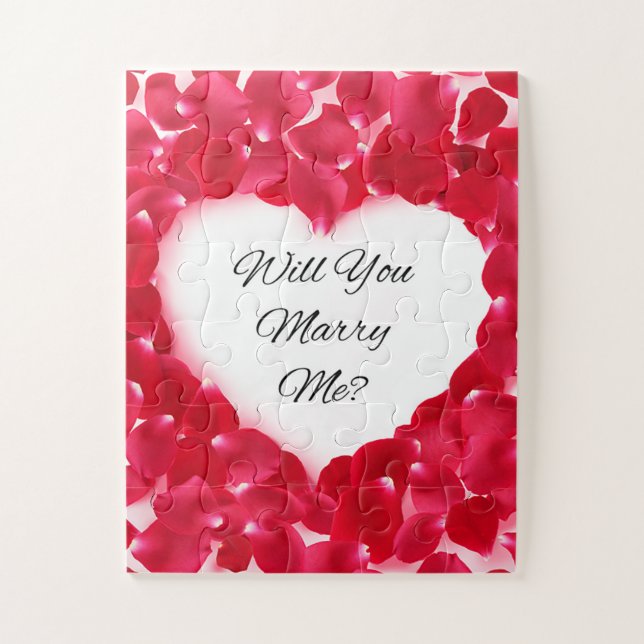 Quebra-cabeça Você Me Casado Proposta (Vertical)