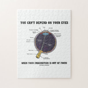 Quebra-cabeça Você Não Pode Depender Em Seus Olhos Imaginação Fo