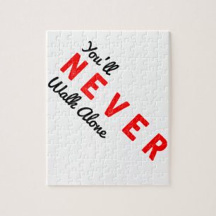 Quebra-cabeça você nunca andará apenas