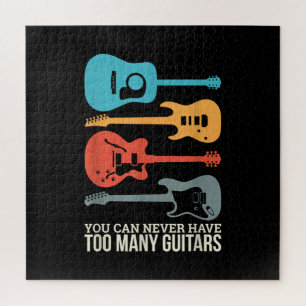Quebra-cabeça Você Nunca Pode Ter Muitas Guitarras