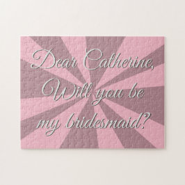 Quebra-cabeça Você Será Meu Desafio De Madrinha?