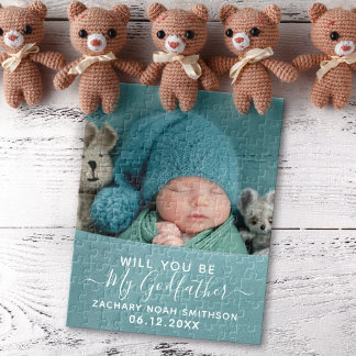 Quebra-cabeça Você Será Minha Classe De Padrinho Personalizada F