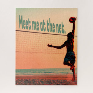 Quebra-cabeça Voleibol Me Encontra Na Rede