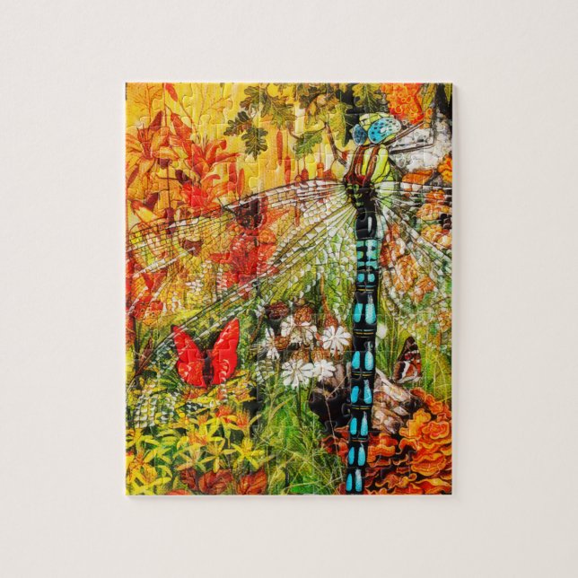 Quebra-cabeça Voo do Dragão Florestal Selvagem do outono (Vertical)