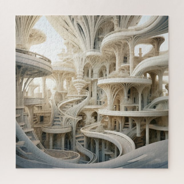 Quebra-cabeça Vórtice de Escada (Vertical)