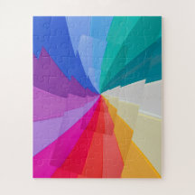 vórtices multicoloridos no Puzzle