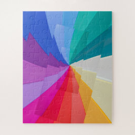 Quebra-cabeça vórtices multicoloridos no Puzzle