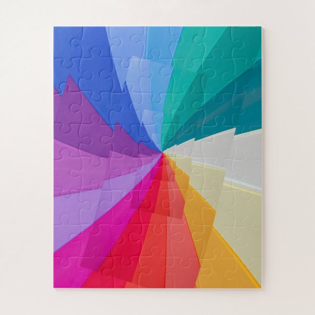 Quebra-cabeça vórtices multicoloridos no Puzzle (Vertical)