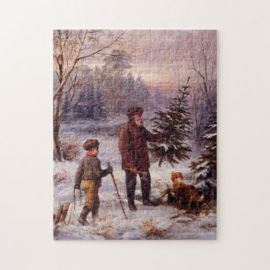 Quebra-cabeça Vorweihnacht Franz Krüger Árvore de Natal