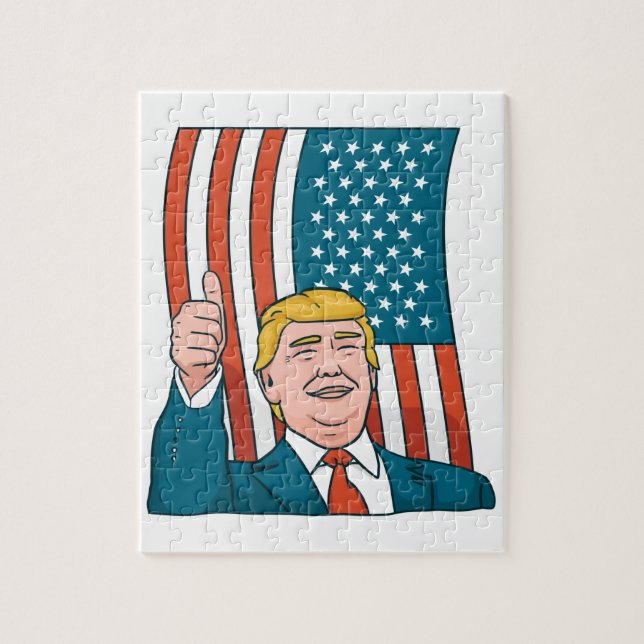 Quebra-cabeça vote for Trump 2024 (Vertical)