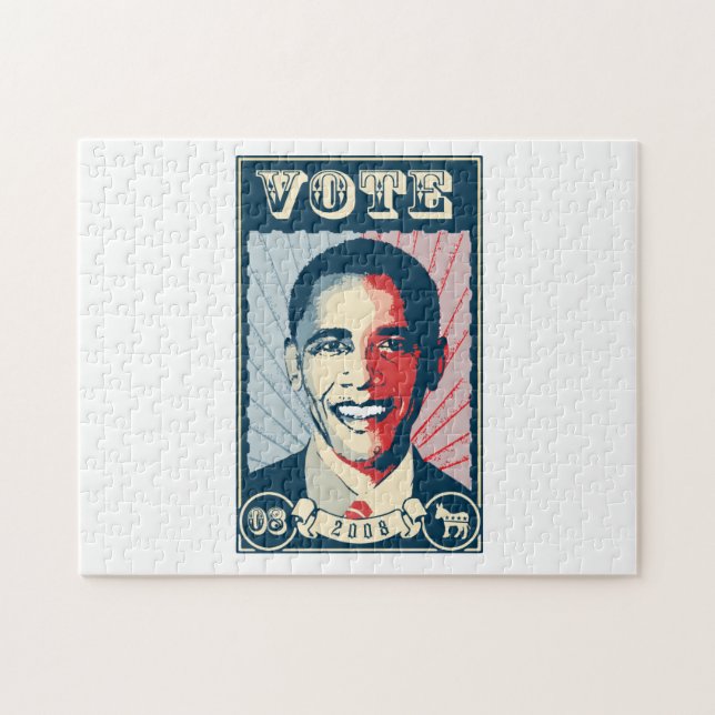 QUEBRA-CABEÇA VOTO DE OBAMA DOS RAIOS - .PNG (Horizontal)