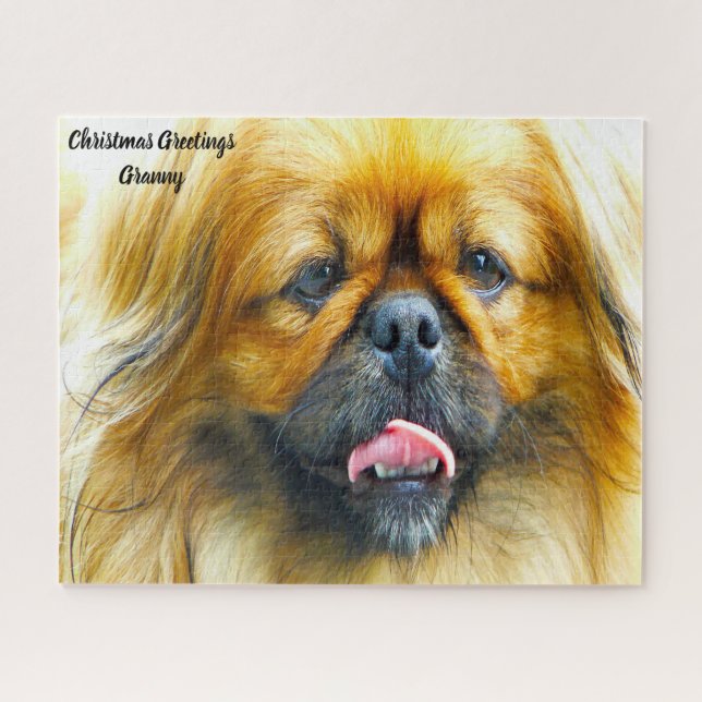 Quebra-cabeça Vovó de Natal (Horizontal)