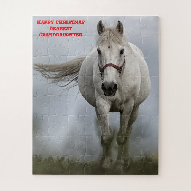 Quebra-cabeça Vovó de Natal. (Vertical)