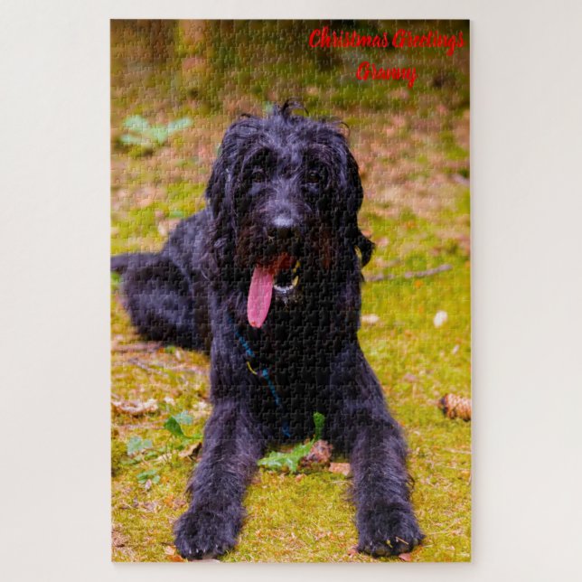 Quebra-cabeça Vovó de Natal (Vertical)