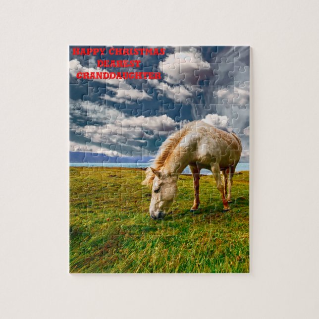 Quebra-cabeça Vovó de Natal. (Vertical)