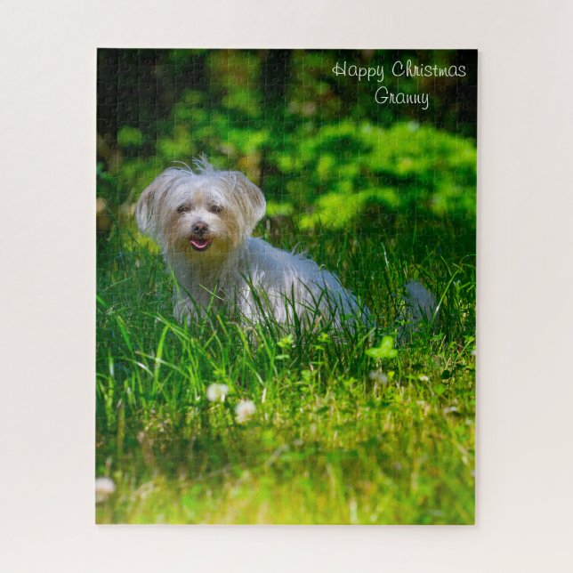 Quebra-cabeça Vovó de Natal (Vertical)