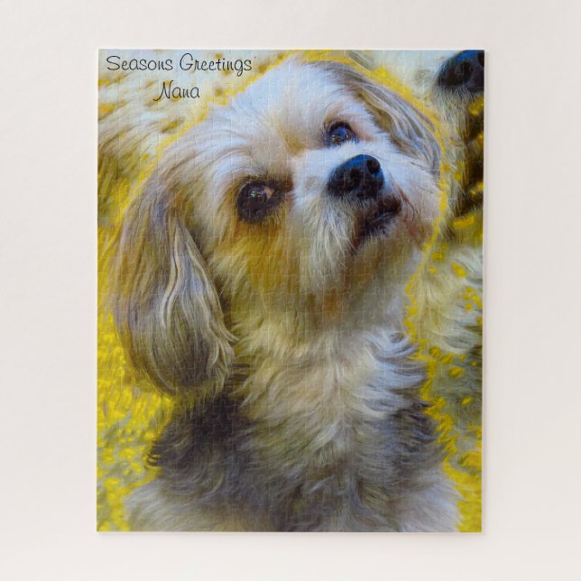 Quebra-cabeça Vovó de Natal (Vertical)