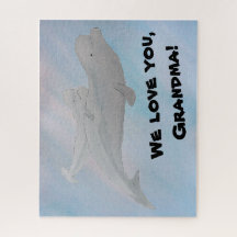 Vovô Mãe Bebê Baleia Beluga