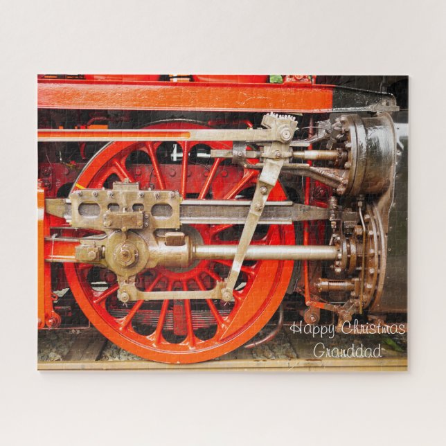 Quebra-cabeça Vovô Natal. (Horizontal)