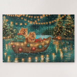 Quebra-cabeça Voyage festiva de Natal Chow