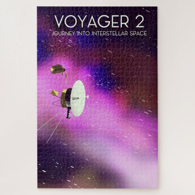 Quebra-cabeça Voyager 2 - Viagem para o espaço interestelar (Vertical)