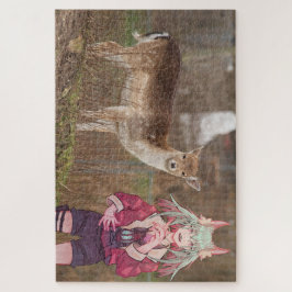 Quebra-cabeça VTuber, V Tuber meets Deer,