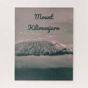 Quebra-cabeça Vulcão de neve Mount Kilimanjaro na Tanzânia Áf