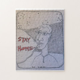 Quebra-cabeça w/Original Arte & Mensagem por Tony 