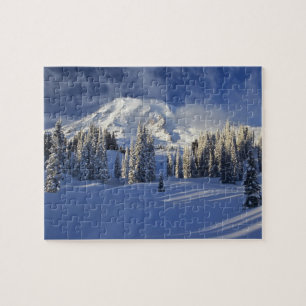 Quebra-cabeça WA, Parque Nacional Mt. Rainier, Mt. Rainier e Par